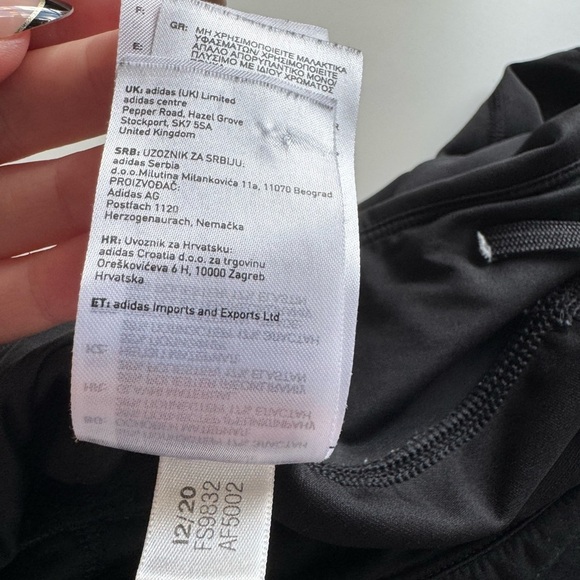 Adidas Black Performance Leggings - Picture 9 of 9